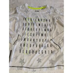 Kind Is Cool Girls Sz. L Fun Design shirt Adorable, fun details